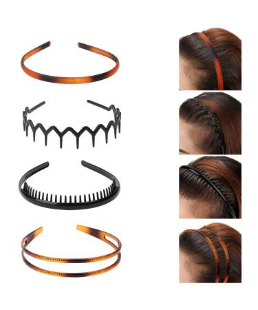 12-Piece Black Plastic Stirring Ligaments - Non-Slip DIY Hair Ripe Clips for Women & Girls - 5 Stylish Designs - Buy Online on GoSupps.com