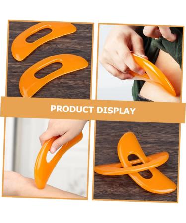 Buy Healeeved 2 Piece Sharpenbar Massage Device - Bodilter Schafer Schaber Tools for Body Shaping & Gua Sha Massage Light Brown 17x7cm - International Shipping - Buy Online on GoSupps.com