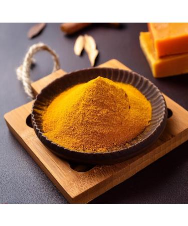 Organic Sandalwood & Curcumin Soap - Nourishing Anti-Aging | Paraben-Free Skin Brightening | Daily Bath Soap for Men & Women - Buy Online on GoSupps.com