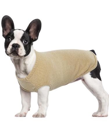 Hjumarayan dog sweater medium -sized dogs - thin dog sweater washable dog sweater striped dog shirt elastic dog sweaters dog sweater fleece fleece for Corgi dackel (yellow m) m yellow - Buy Online on GoSupps.com
