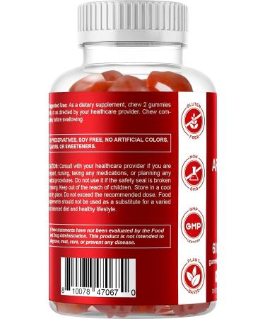 Vitamatic Apple Cider Vinegar Gummies - 1000mg - 60 Vegan Gummies - Detox & Weight Loss Support - Buy Online on GoSupps.com