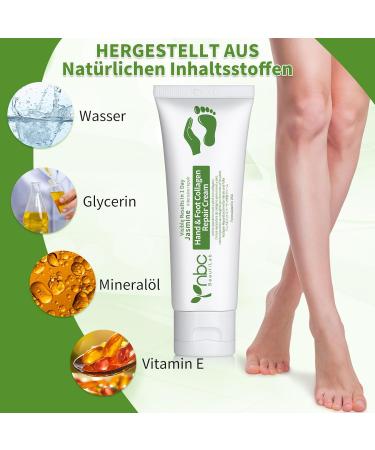  nbc BeautiLab Callus Remover Cream - Hand & Foot Cream for 24 Hours Hydration & Care 80ml - Foot Cream with Glycerin Mineral Oil Vitamin E for Skin Plus - Buy Online on GoSupps.com