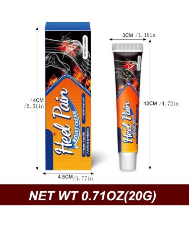 Heel Massage Lotion 20 g Soothing Heel Massage Cream | Non-sticky muscle-relaxing smoothing solution for ankles lower back neck and shoulders - Buy Online on GoSupps.com