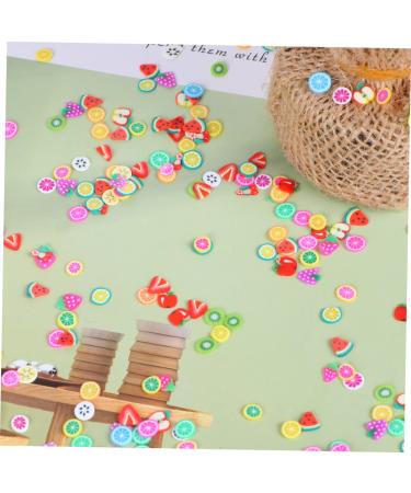 1000pcs 3D Fruit Slices Nail Art Decorations Polymer Clay Nail Charms for Halloween & Lip Gloss Perfect for Manicure & DIY Nail Art - Buy Online on GoSupps.com