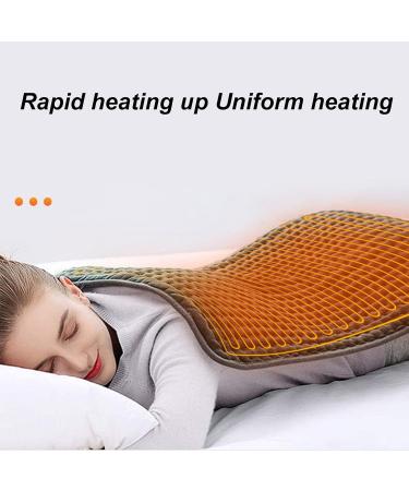 Adjustable Electric Heating Pad 76x40 cm | Pain Relief & Home Warmer with Timer | Grey Color - Buy Online on GoSupps.com