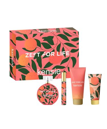 Kensie Zest for Life 4 Piece Gift Set EDP 3.4 fl. oz.