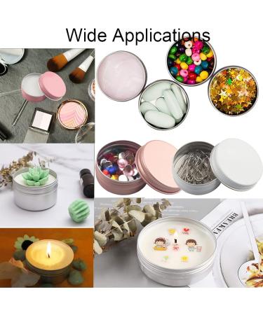 Buy 50pcs 15ml White Aluminum Screw Cap Cans - Ideal for Cosmetics & Crafts - International Shipping - Buy Online on GoSupps.com