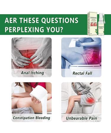 Hemorrhoids Treatment Spray for Fast Relief - 30ml | Natural Hemorrhoid Relief for Anal Itching, Bleeding, and Discomfort - Buy Online on GoSupps.com