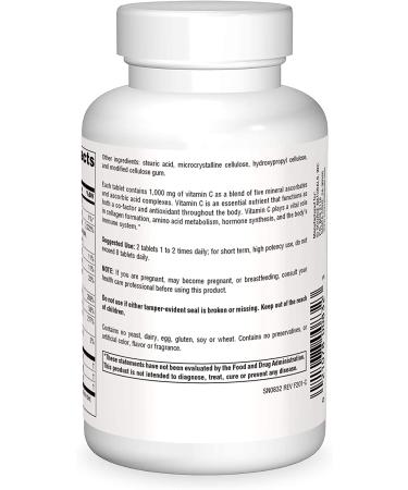 Source Naturals Ultimate Ascorbate C 1000mg - Immune Support, 100 Tablets - Buy Online on GoSupps.com