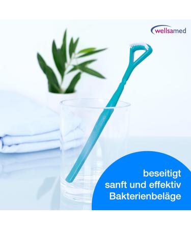 Wellsamed Savings Set: 2-in-1 Tongue Cleaner & Muskanadent Gel for Halitosis Control - International Shipping Available - Buy Online on GoSupps.com
