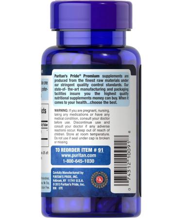 Puritan's Pride L-Arginine 500 mg Heart Health Support 100 Count 1 Count (Pack of 100) - Buy Online on GoSupps.com