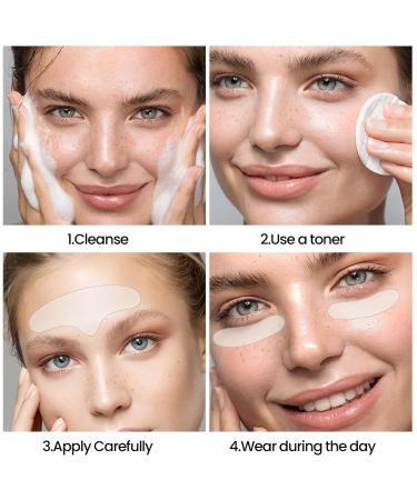 Forehead Wrinkle Patches - Anti-Wrinkle Silicone Pads Set for Fine Lines | 12 Sheets for Women & Girls - Buy Online on GoSupps.com
