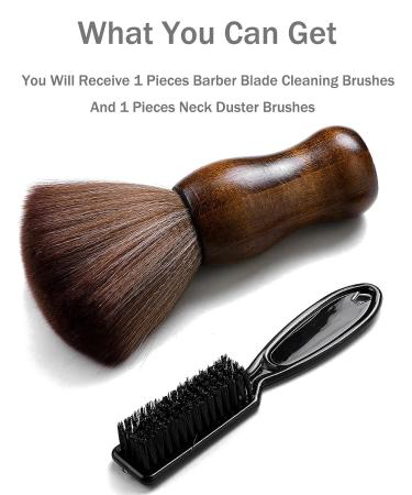 Professional Barber Neck Duster Brush Set - Borogo Hair Cutting and Styling Tool - Buy Online on GoSupps.com