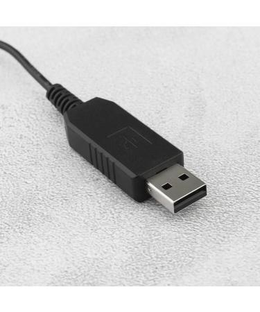 Buy ECSING 2 x USB Charging Cables for Razors - Compatible with 9649 Cordless Clerk 3.5V USB Network Cable Black 1.8m - Fast International Shipping - Buy Online on GoSupps.com