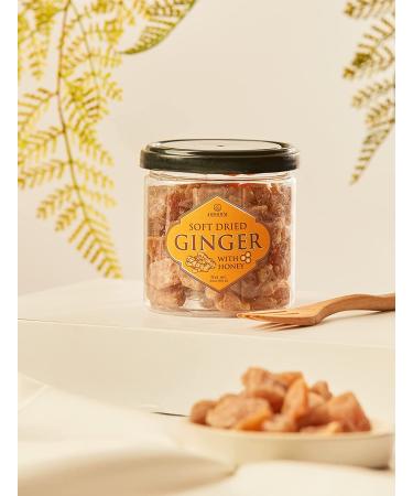 Homtiem Dried Crystallized Ginger 3.5oz - Chewy & Delicious, Less Sweet, No Artificial Colors - Pack of 1 - Buy Online on GoSupps.com