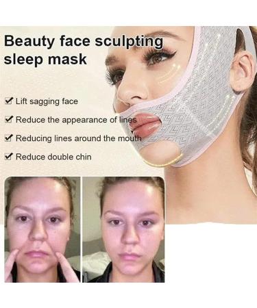 FanTuan V Line Beauty Sleeping Mask Face Mask for Sculpting and Lifting Chin Strap for Double Chin Reduction VLine Shaping and Contouring Breathable and Comfortable 3 Pack 3 Pack - Buy Online on GoSupps.com