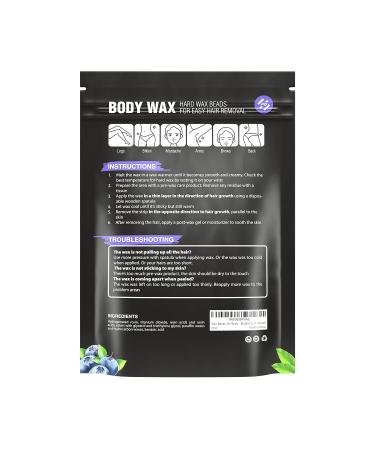 Wax Beads for Hair Removal - Hard Wax Bikini, Body, Brazilian Waxing Beads - 1lb Blueberry Wax - Cera Para Depilar - Pack of 1 - Buy Online on GoSupps.com