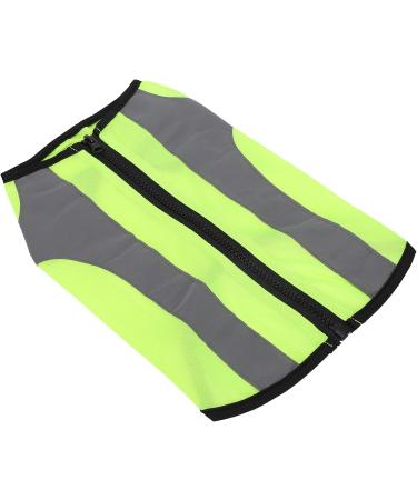 Reflective Dog Vest - Safety Jacket for Night Travel | Bright Green Zippered Pet Reflective Clothing - Buy Online on GoSupps.com
