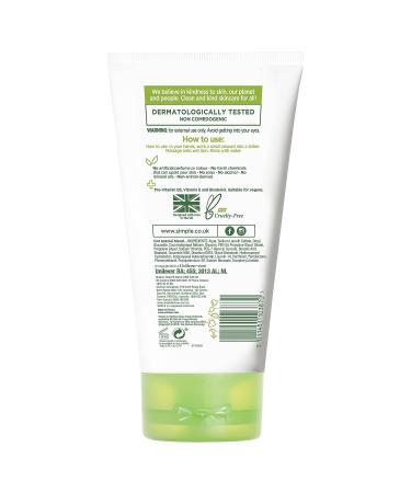 Simple Kind to Skin Moisturising Facial Wash 150ml - Gentle Daily Face Cleanser - Buy Online on GoSupps.com