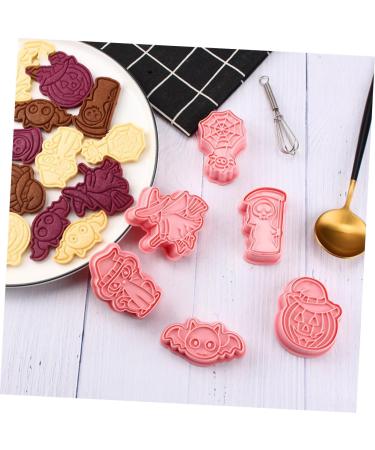 FUNOMOCYA Cake Mold 1 Embossed Plastic Mold Cookie Baking Biscuits DIY/Tools Cartoon Molds Pressing Biscuit Fondant Molds 6.1x6cm Pink - Buy Online on GoSupps.com