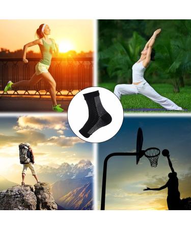 3 Pairs Plantar Fasciitis Compression Socks for Men & Women - Ultimate Ankle Support & Heel Spur Relief - Buy Online on GoSupps.com