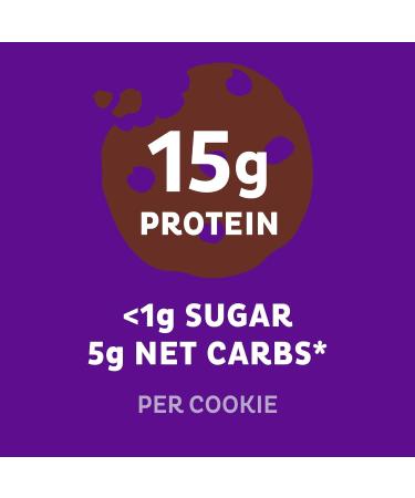 Buy Quest Nutrition Double Chocolate Chip Protein Cookies - 4 CT | High Protein Low Sugar Keto-Friendly Snacks - Buy Online on GoSupps.com