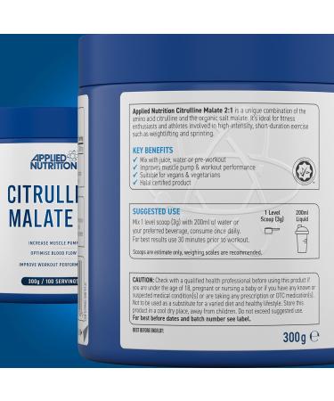  Applied Nutrition Applied Nutrition Citrulline Malate 300G - Buy Online on GoSupps.com