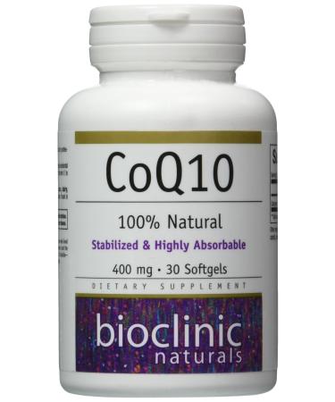 Bioclinic Naturals - Coq10 400 mg - 30 Softgels