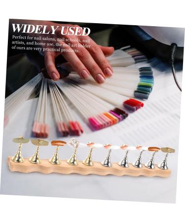 Didiseaon 1 Set nail stand for painting nails clay decorate nail stand decorative nails nail art stand base nail practice stand strong magnet manicure display stand nail tools for nail art - Buy Online on GoSupps.com