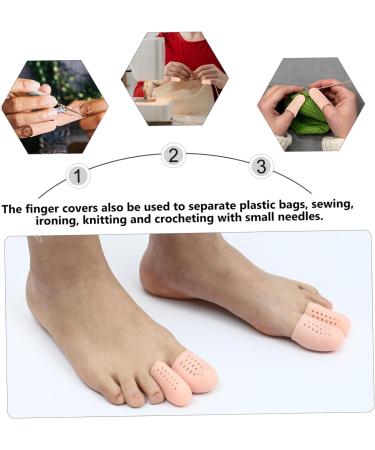 Buy Silicone Finger Toe Covers - Protective Finger Caps & Sleeves for Cracked Fingers | International Shipping Available - Buy Online on GoSupps.com