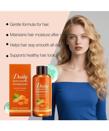  Nuvilo Ginger Shampoo with Ginger Root Extract and Allantoin - Nourishing and Moisturizing Cleanser for Dry Hair Reduces Breakage Suitable for Men and Women (2pcs) - Buy Online on GoSupps.com