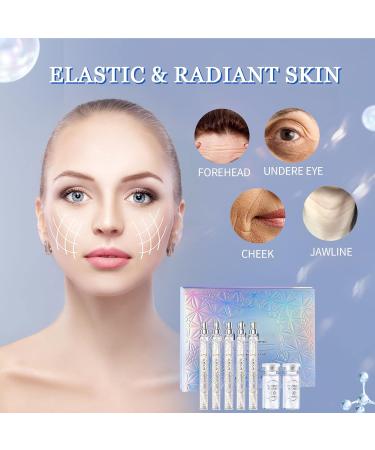 Protein Lifting Set Gold Face Serum Active Collagen Silk Thread Face Serum Absorbent Collagen Threads for Wrinkle Reduction Firming Skin - Buy Online on GoSupps.com