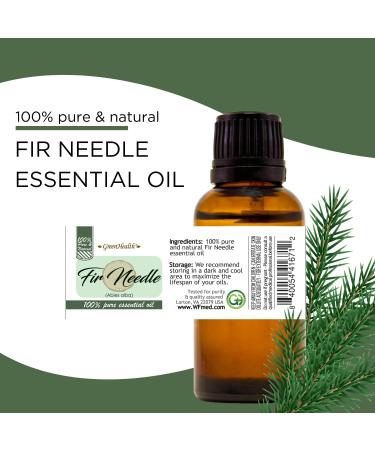 Fir Needle Essential Oil 1 fl oz (30 ml) Glass Bottle 100% Pure - Buy Online on GoSupps.com