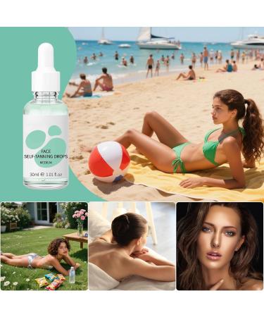  G n rique Sunless Tanning Drops Face Body Bronzer Fast Absorbing Formula Gradual Natural Glow Hydrating Self Tanner Lotion 30 ml Bottle for Summer Travel Indoor Outdoor Use - Buy Online on GoSupps.com