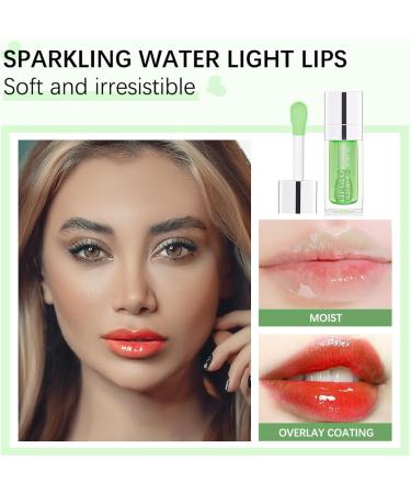 Prreal Tinted Lip Oil - Hydrating Plumping Gloss for Dry Lips (Green) - Buy Online on GoSupps.com