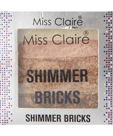 Miss Claire Shimmer Bricks 02 Multicolour 8g - Sparkle and Shine with this Versatile Makeup Highlighter - Buy Online on GoSupps.com