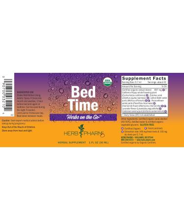Herb Pharm Herbs on The Go Portable Spray Bed Time 1 Fl Oz - Buy Online on GoSupps.com