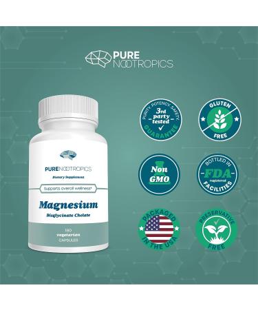 Superior 150mg Magnesium Bisglycinate Chelate TRAACS Supplement - Maximum Bioavailability for 300+ Biomechanical Functions - Buy Online on GoSupps.com