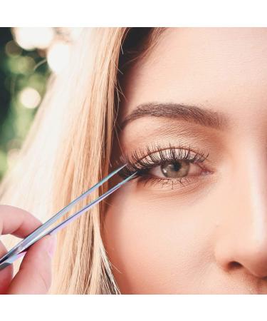 FOMIYES 1 Set Stainless Steel Eyelash Tweezers Precision Tweezers Curved Lash Tweezers Professional Tweezers Ladies Suits Lash Extension Tweezers Golden Clip Miss Fake Eyelashes 13X1cm Colorful - Buy Online on GoSupps.com
