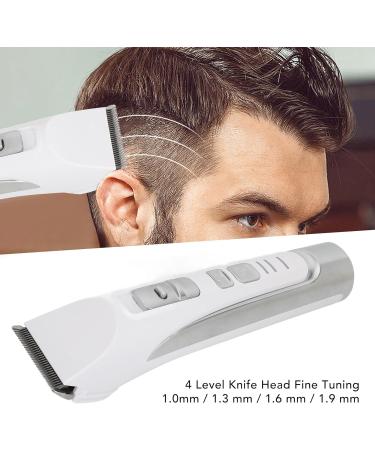 Electric Hair Trimmer Powerful Motor Efficient Fast Charging Long Battery Life Wireless Hair Trimmer with Indicator Light for Home Use (White) - Buy Online on GoSupps.com