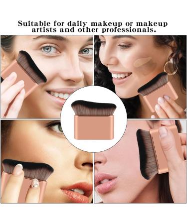 Self Tanner Brush Makeup Brush 2Pcs Self Tanning Brush Self Tan Blending Brush Cream Applicator Face Body Brush Self Tanner Brush Foundation Brush Blending Body Makeup Brush for Face and Body Color A Black Rose Gold - Buy Online on GoSupps.com
