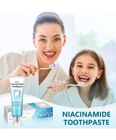 Niacinamide Whitening Toothpaste Niacinamide Toothpaste Intense Teeth whitening Gently Repairs Sensitive Teeth Protect Tooth Enamel Fresh Breath Fluoride-Free(3.5 Ounce (Pack of 2)) - Buy Online on GoSupps.com