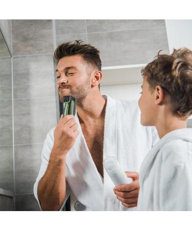 Electric Shaver Electric Shaver Rechargeable Electric Shaver Ipx6 Waterproof Mustache with 2 Combs Portable Rechargeable Beard Shaver for Mustache Sideburns Facial Hair - Buy Online on GoSupps.com