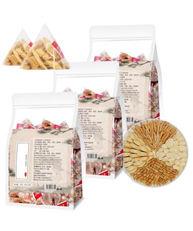Yuanqi Four Treasures Tea Yuanqi Four Treasures Tea for Men Ginseng Four Treasures Tea for Men Chinese Kidney Care Tea Chinese Four Treasures Tea (3 pcs)