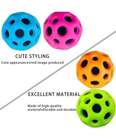 May Huang 6-Piece Astro Jump Ball Set - High Spring Bouncing Balls for Kids | Planet Baums Colorful Mini Rumball Toy | Perfect for Parties & Fun! - Buy Online on GoSupps.com