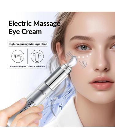 Multi-Peptide & Retinol Eye Cream,Electric Massage Eye Cream With Caffeine,Niacinamide,Vitamin C & for Dark Circles, Puffiness Puffy Bags & Wrinkles ,Anti-Aging Eye Cream for Fine Lines, 0.7 fl.oz - Buy Online on GoSupps.com