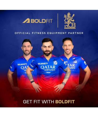 Boldfit Kinesiology Tape | Precut Sports Injury Pain Relief | Waterproof Muscle Tape for Shoulders Arms Ankles | Best Physiotherapy Support - Blue - Buy Online on GoSupps.com