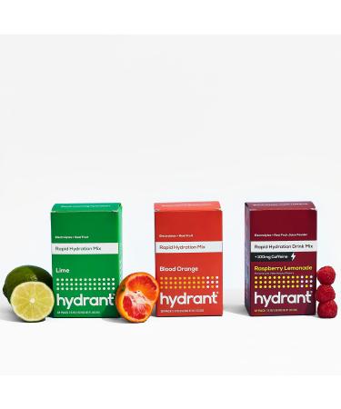 Hydrant Rapid Hydration Drink Mix Lime 12 Pack 0.22 oz (6.3 g) Each