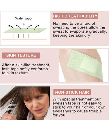 2.5cm Eyelash Adhesive Tape Waterproof Breathable Lash Extension Tape Soft Silicone Gel Eye Tape for Lash Extensions (Green) - Buy Online on GoSupps.com
