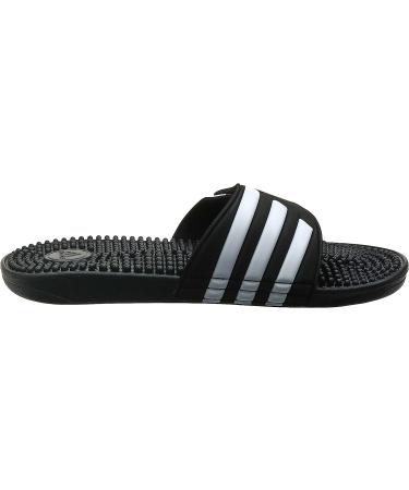 Adidas Adissage Slides Sandal - Unisex | Black/White | Size 11W/10M - Buy Online on GoSupps.com